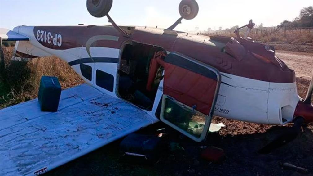Chaco en alerta: cayó una avioneta narco y encontraron más de 300 kg de cocaína en su interior