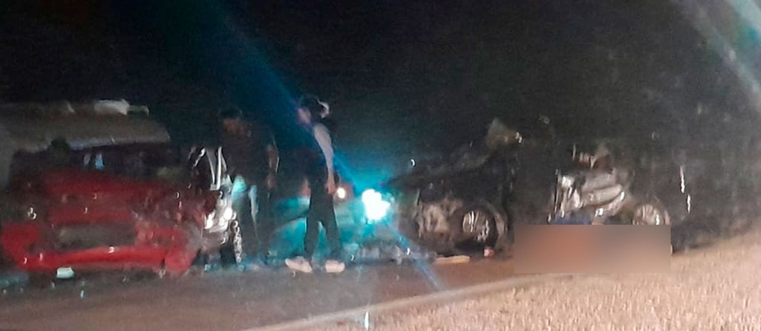 Las imágenes del fatal accidente de Huguito Flores en la Ruta 34