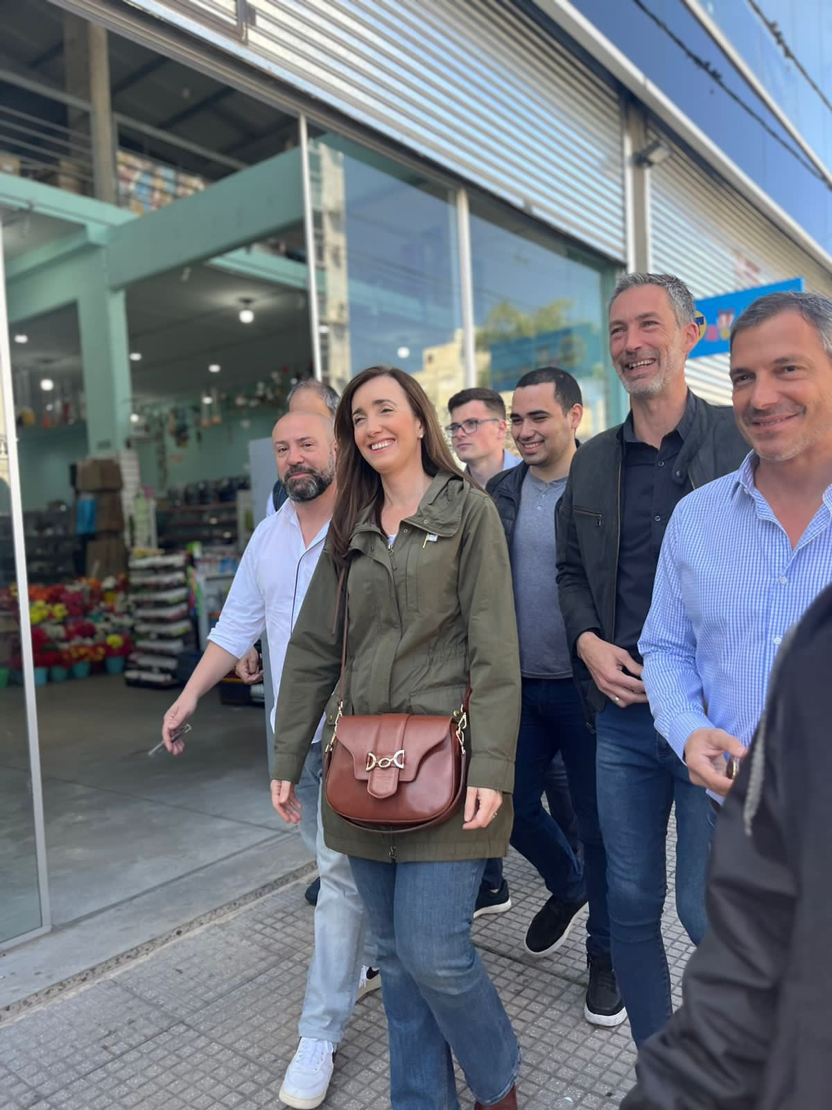 Victoria Villaruel visito Campana junto a los candidatos de La Libertad Avanza